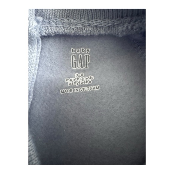 Baby Gap 3–6 Months Logo Bear Sweatshirt & Jogger Set – Light Blue - Picture 4 of 8